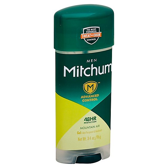Mitchum Anti-Perspirant & Deodorant For Men Gel Mountain Air - 3.4 Oz