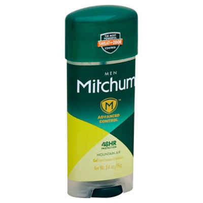 Mitchum Anti-Perspirant & Deodorant For Men Gel Mountain Air - 3.4 Oz