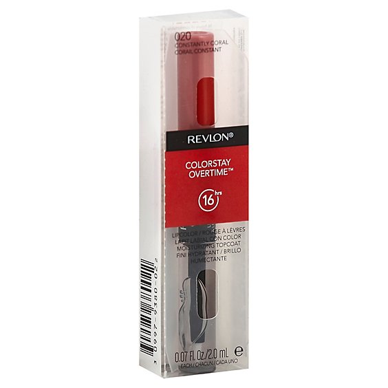 Revlon Overtime Lipcolor Constantly Coral - .07 Oz