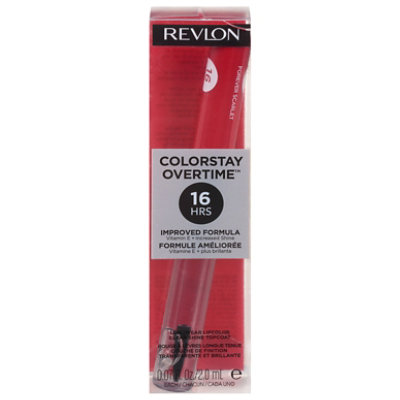 Revlon Overtime Lipcolor For Scarlet - .07 Oz - Image 3