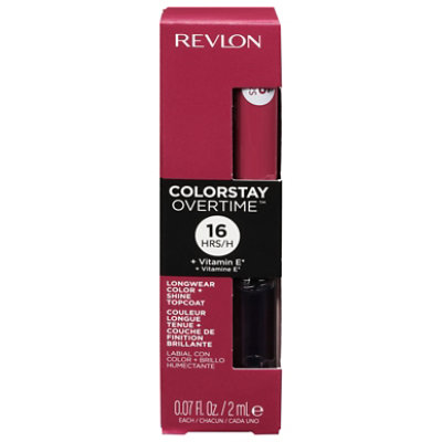 Revlon Overtime Lipcolor Perennial Plum - .07 Oz - Image 3