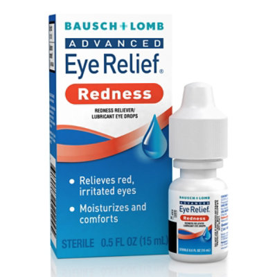 Advanced Eye Relief Maximum Redness Lubricant Eye Drops Dry Eye & Redness Reliever - 0.5 Fl. Oz. - Image 1
