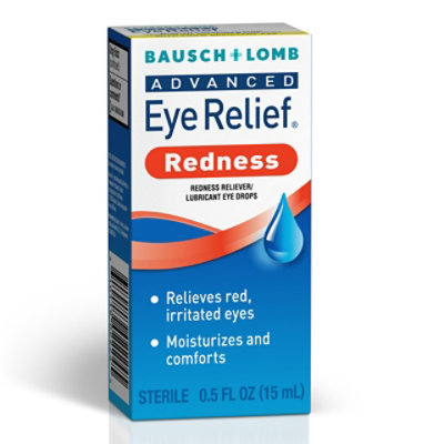 Advanced Eye Relief Maximum Redness Lubricant Eye Drops Dry Eye & Redness Reliever - 0.5 Fl. Oz. - Image 4
