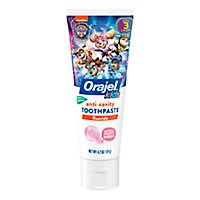 Orajel Kids Paw Patrol Anti Cavity Fluoride Natural Fruity Bubble Flavor Toothpaste - 4.2 Oz - Image 1