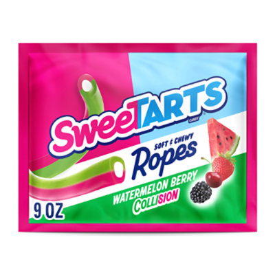 Sweetarts Watermelon Berry Collision Ropes Candy - 9 oz. - Image 1