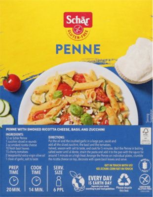 Schar Bonta d Italia Pasta Gluten-Free Penne Box - 12 Oz - Image 6