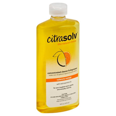 Citra Solv Cleaner & Degreaser, Concentrated, Valencia Orange - 8 fl oz