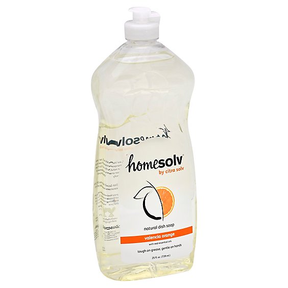 Home Solv Dish Soap Liquid Valencia Orange Bottle - 25 Fl. Oz.
