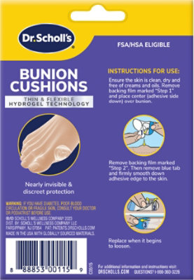 Dr Scholls Bunion Cushions Duragel Technology - 5 Count - Image 4