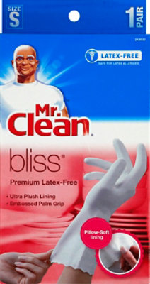 Mr. Clean Gloves Bliss Latex Small - Each - Image 2