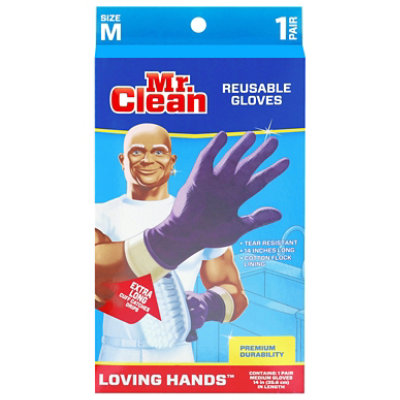 Mr. Clean Loving Hands Glove Super Premium Extra Long Medium - 1 Count
