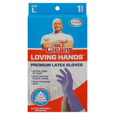 Mr. Clean Loving Hands Glove Super Premium Extra Long Large - Each