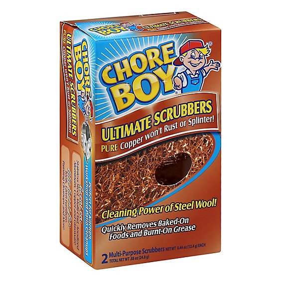 Chore Boy Scrubbers Ultimate Copper - 2 Count