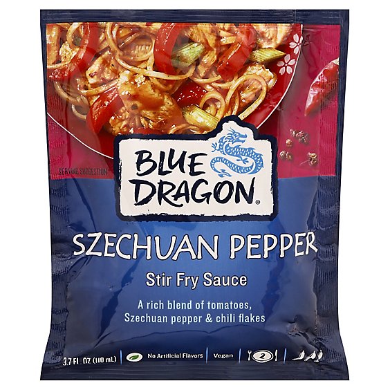 Blue Dragon Sauce Stir Fry Szechuan Pepper - 3.7 Fl. Oz.
