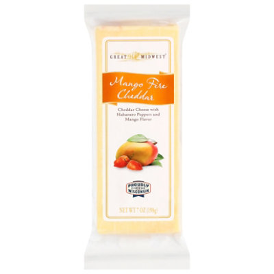 Great Midwest Mango Fire Cheddar - 7 Oz - Image 1