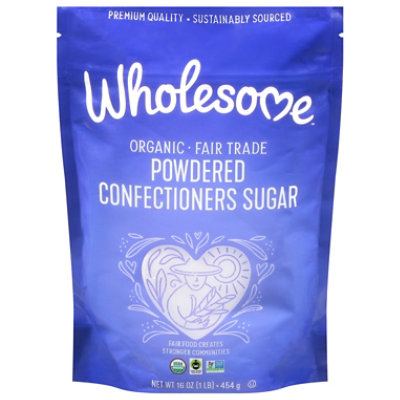 Wholesome Sugar Powedered Organic Bag - 16 Oz - Image 3