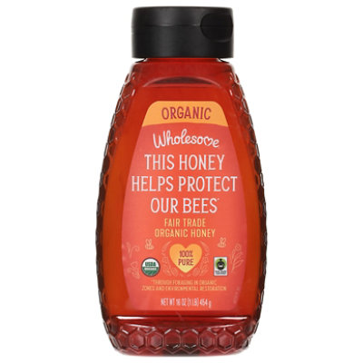 Wholesome Sweeteners Honey Organic - 16 Oz - Image 1