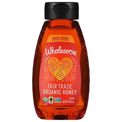 Wholesome Sweeteners Honey Organic - 16 Oz - Image 1