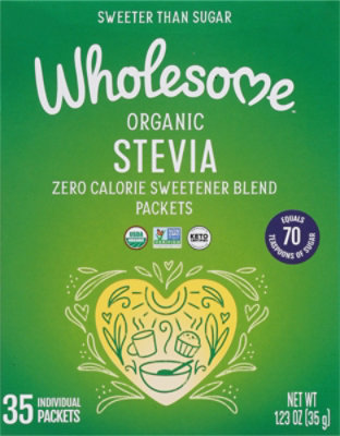 Wholesome Stevia Organic - 35 Count - Image 2