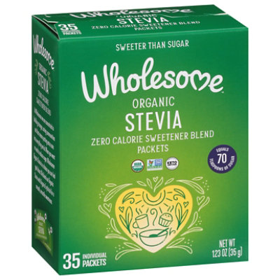 Wholesome Stevia Organic - 35 Count - Image 1