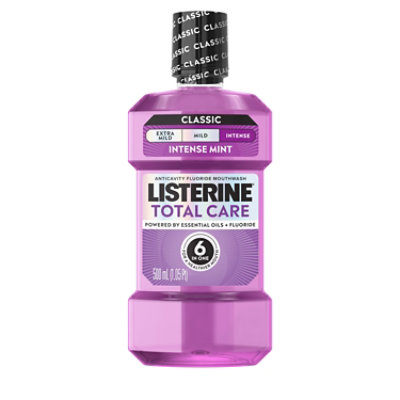 Listerine Mouthwash Anticavity Total Care Fresh Mint