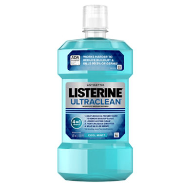 LISTERINE Ultraclean Mouthwash Antiseptic Cool Mint - 500 Ml - Image 1