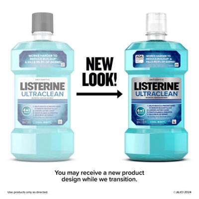 LISTERINE Ultraclean Mouthwash Antiseptic Cool Mint - 500 Ml - Image 2