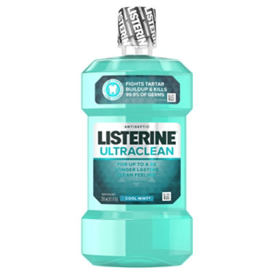 LISTERINE Ultraclean Mouthwash Antiseptic Cool Mint - 250 Ml - Image 2