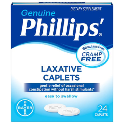 Phillips Laxative Cramp Free Caplets - 24 Count - Image 2