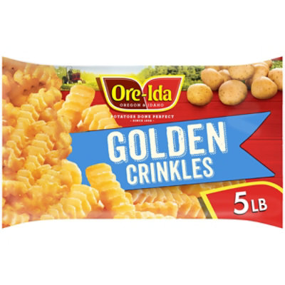 Ore-Ida Potatoes French Fried Golden Crinkles - 80 Oz