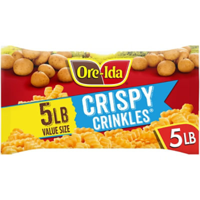 Ore-Ida Potatoes French Fried Golden Crinkles - 80 Oz