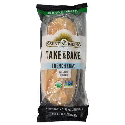 Essential Baking Bake At Home French Baguette Organic - 16 Oz
