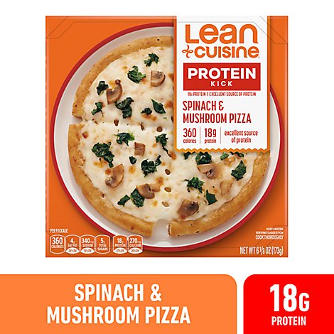 Lean Cuisine Features Spinach & Mushroom Frozen Pizza - 6.125 Oz