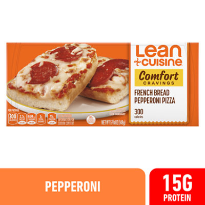 LEAN CUISINE Comfort Cravings French Bread Pepperoni Pizza - 5.25 Oz - Image 1