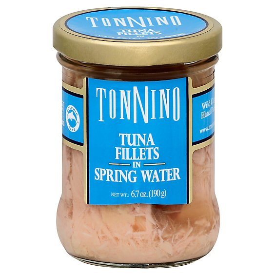 Tonnino Tuna Fillets in Spring Water - 6.7 Oz