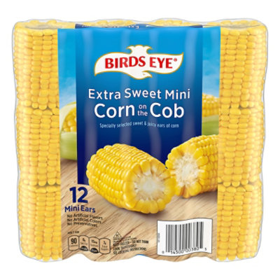 Birds Eye Corn on the Cob Sweet Mini Little Ears - 12 Count - Image 1