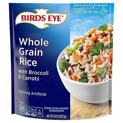 Birds Eye Steamfresh Selects Rice Brown & Wild With Broccoli & Carrots - 10 Oz