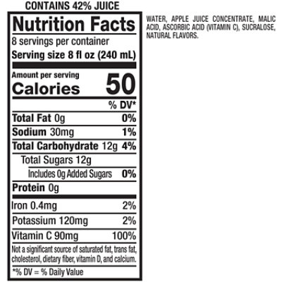Motts Juice 100% Apple Light - 64 Fl. Oz. - Image 4