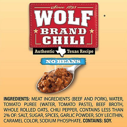 Wolf Brand Chili Without Beans - 15 Oz - Image 5