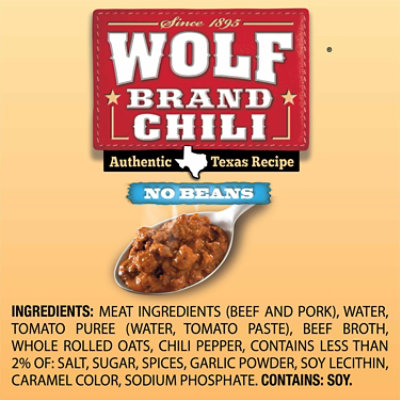 Wolf Brand Chili Without Beans - 15 Oz - Image 4