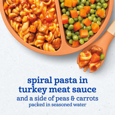 Gerber Lil Entrees Spiral Pasta in Turkey Meat Sauce with Green and Yellow Beans Tray - 6.67 Oz - Image 2