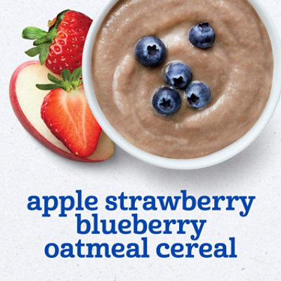 Gerber 2nd Foods Apple Strawberry Blueberry With Mixed Cereal Baby Food Tub - 2-4 Oz - Image 3