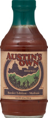 Austins Own Sauce BBQ Border Edition Medium - 18 Oz - Image 2