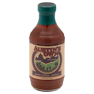 Austins Own Sauce BBQ Border Edition Medium - 18 Oz - Image 1