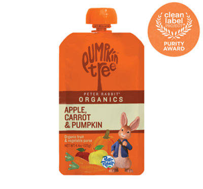 Peter Rabbit Organic Pumpkin Carrot Apple - 4.4 Oz - Image 2