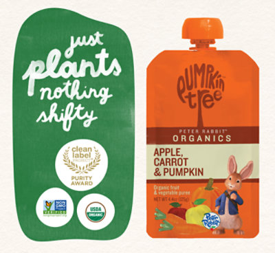 Peter Rabbit Organic Pumpkin Carrot Apple - 4.4 Oz - Image 3