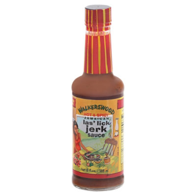 Walkerswood Sauce Jerk Las Lick Jamaican Hot & Spicy  - 6 Fl. Oz. - Image 3