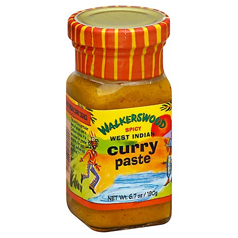 Walkerswood Paste Curry West India Spicy - 6.7 Oz