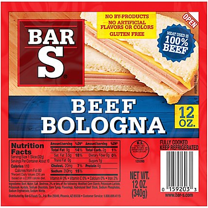Bar-S Bologna Beef - 1 Oz - Image 3