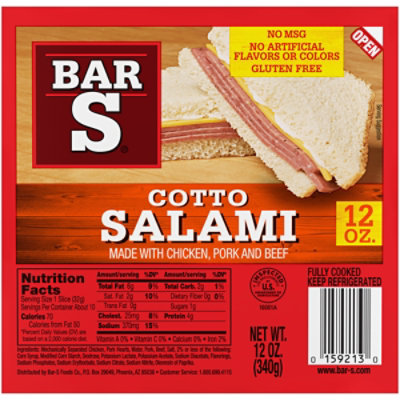 Bar-S Salami Cotto - 12 Oz - Image 2